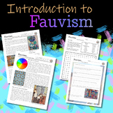 Fauvism Art History Lesson with Questions - Henri Matisse 