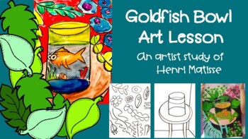 Preview of Matisse Fishbowl Art Lesson