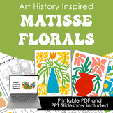 Matisse Floral Organic Shape Elementary Art or Middle Scho