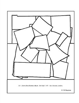 Download Matisse, Henri. The Snail. Coloring page and lesson plan ideas