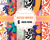 Henri Matisse Inspired Digital Papers