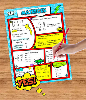 Matrices Fun Notes Doodle Pages Plus Practice By Joan Kessler Tpt