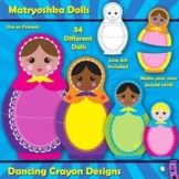 Matryoshka Dolls | Russian Nesting Dolls Clip Art, and Puz
