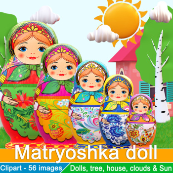 Preview of Matryoshka doll clipart | Nesting dolls clip art