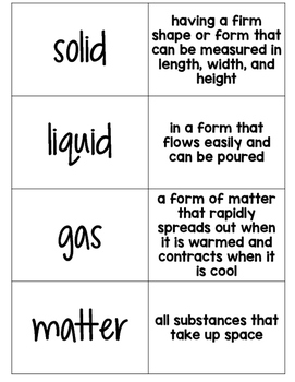 Matter by Primary Scribbles | Teachers Pay Teachers