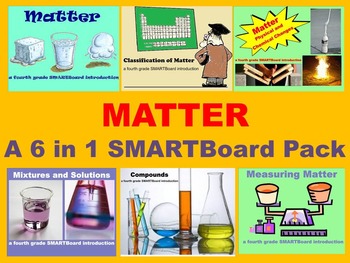 Preview of Matter - A 6 in 1 SMARTBoard Jumbo Pack for 4th Grade