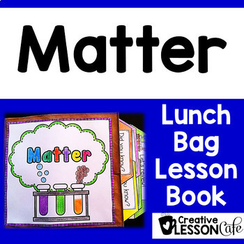 Preview of Matter States, Properties Brown Bag Mini-Book  | Second Grade Science Activities