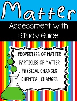 Preview of Matter Assessment