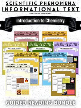 Preview of Introduction to Chemistry PDF + Digital Guided Reading Activity Bundle
