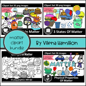 Matter Clipart Bundle by Vilena Hamilton | Teachers Pay Teachers