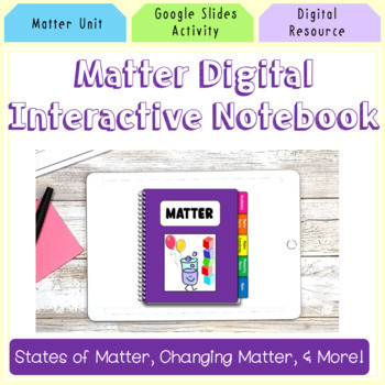 Preview of Matter Digital Interactive Notebook