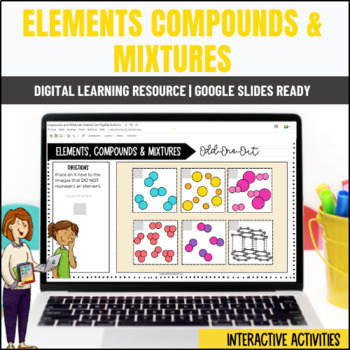Preview of Matter: Elements, Compounds and Mixtures Digital Activities