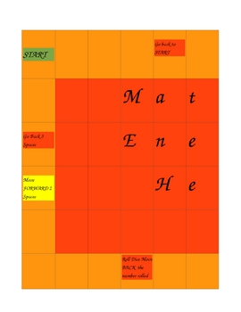 Preview of Matter, Energy and Heat  BOARD GAME