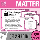 Matter Escape Room Activity | 5th Grade Science Review Game