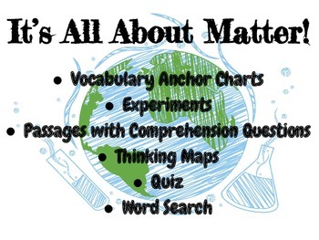 Preview of Matter Interactive Student Book + Anchor Charts