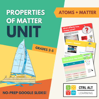 Preview of Matter & Its Properties HyperDoc - Grade 3 BC Science