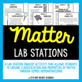 Matter Lab Station Activity