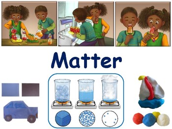 Preview of Matter Lesson - classroom unit, study guide, state exam prep, 2023-2024