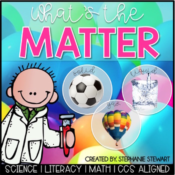 Preview of States of Matter Unit for 1st & 2nd Grade - Solids, Liquids, and Gasses