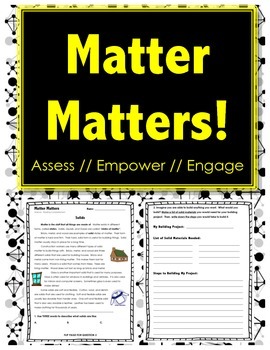 Preview of Matter Matters - SOLIDS - Science // Reading // Writing // States of Matter