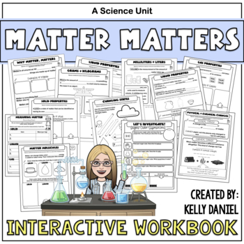 Preview of Matter Workbook | Complete Science Unit