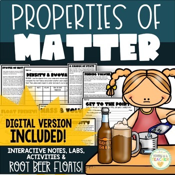 Preview of Properties of Matter Resource Guide | Grades 4-6 | Distance Learning