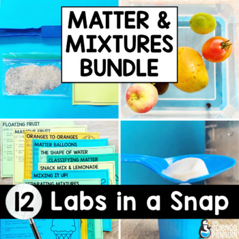 Preview of States of Matter & Properties BUNDLE | 2nd 3rd Grade Labs | Science Experiments