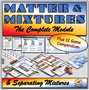 Preview of Matter, Mixtures, Separating Mixtures - 3 Fully Resourced Lessons Plus 12 Games