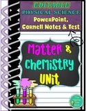 Matter & Periodic Table Editable Notes & Slides | Physical
