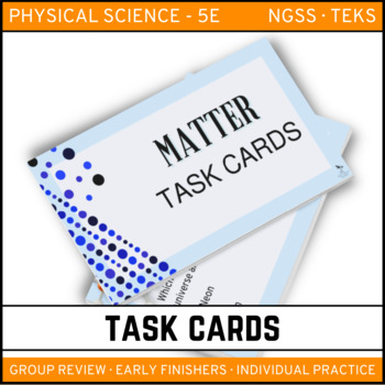 Preview of Matter Task Cards