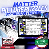 Matter Picture Puzzle Study Guide Test Prep (Physical Science)