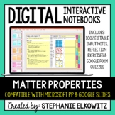 Matter Properties Digital Interactive Notebook | Google Sl