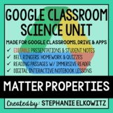 Matter Properties Google Classroom Lesson Bundle