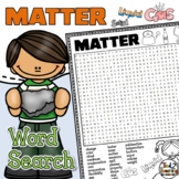 Matter Physical Science Word Search Puzzle Worksheet Early