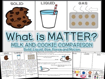 Preview of Matter: Solids, Liquids, Gas, Force and Motion