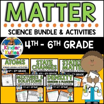 Preview of MATTER Science Experiments | States of Matter Activities | Chemistry Worksheets