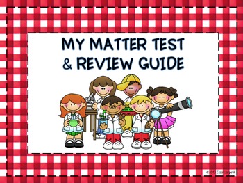 Preview of Matter Test and Review Guide