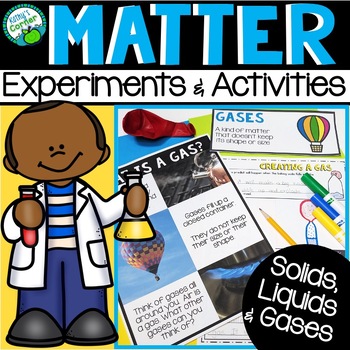 Preview of States of Matter Unit - Solids, Liquids and Gases Experiments and Activities