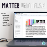 Matter Unit Plan