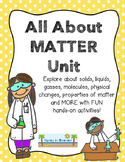 Matter Unit for Younger Grades - Including some STEM activities