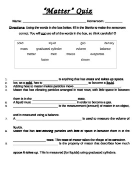 Matter Worksheets 4Th Grade - 4th Grade Science Worksheets - Best