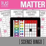 Matter Vocabulary Review Game | Science BINGO
