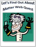 Matter Webquest | Editable Digital Science Activity