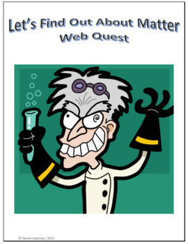 Preview of Matter Webquest for Google Apps - Internet Activity - Science | Chemistry