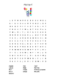 Matter Word Search--Essential Vocabulary!