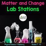 States of Matter Experiments Lab Stations - Properties of Matter