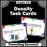 Matter and Density Task Cards Physical Science Centers Dig