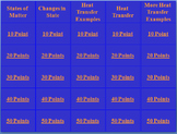 Matter and Energy Jeopardy Game (6th grade)