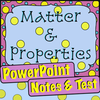 Preview of Matter and Properties Science Unit