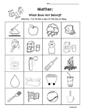 Matter and Science - Solids, Liquids and Gases - Which Doe